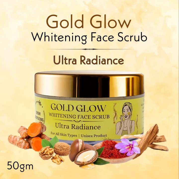 Gold Glow Whitening Face Scrub Ultra Radiance 50gm RONSON